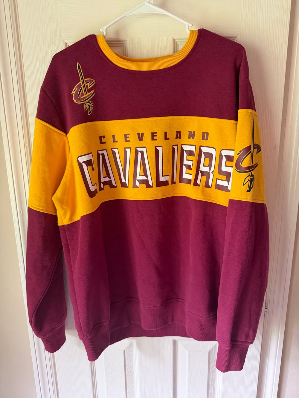 Cleveland Cavaliers Maroon & Gold Crewneck Sweatshirt